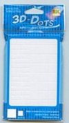 3D Dots foam squares 1/8