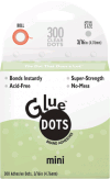 mini glue dots 300/pack
