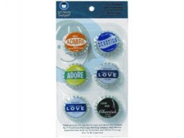 bottle caps-feelings-prim 6/pk
