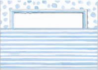light blue page pocket/insert