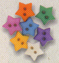 KF Pastel Mini Star Buttons