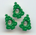 Eyelets-Christmas Tree, 12pk