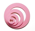Bubblegum pink circle shaker
