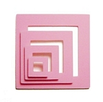 pink circle shaker shapes