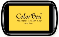 Colorbox stamp pad single color canary yellow