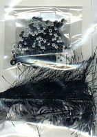 black and white embellish kit